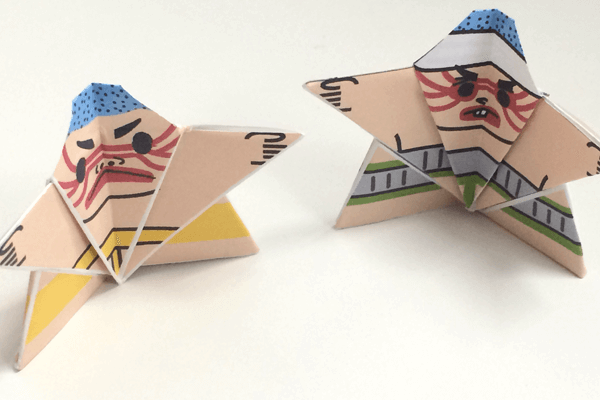 歌舞伎折り紙相撲