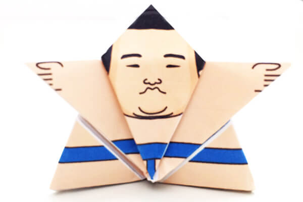 折り紙お相撲さん力士②